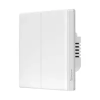 Intrerupător inteligent Sonoff de perete tactil Wi-Fi (2 canale) TX T5 2C, INN-059762