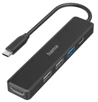 USB Hub Hama - 200117, 5 porturi , negru