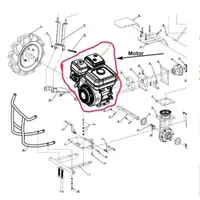 Demaror pornire Pocket Bike, mini ATV (aluminiu) model 2