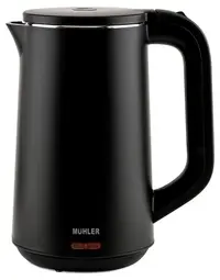 Cana electrică Muhler - WK-179D, 1800W, 1.5 l, fără fir, neagră
