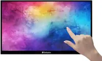 Monitor Verbatim - PMT-15, 15.6'', FHD, IPS, Touch, negru