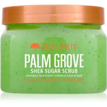 Tree Hut Shea Sugar Scrub Palm Grove exfoliant de corp cu zahăr