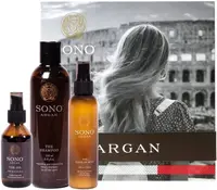Sono Argan Set - Șampon, Ulei de Argan și Mască Spray, 250 + 30 + 150 ml