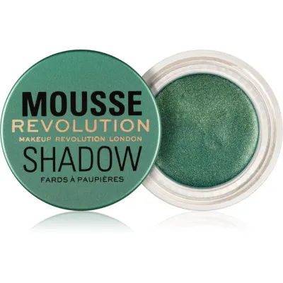 Revolution Mousse fard de pleoape cremos culoare Emerald Green 4 g