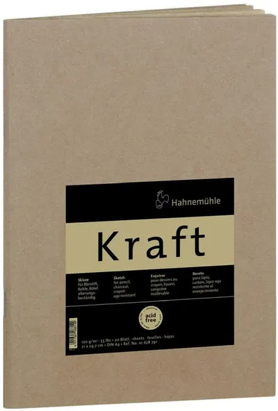 Bloc de schițe Hahnemuhle Kraft - A4, 20 de coli
