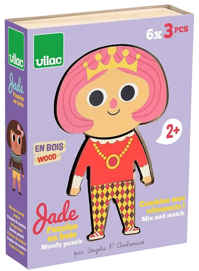 Jucărie din lemn Vilac - Imbraca-te fata prin design Ingela P. Arrhenius
