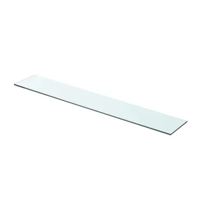vidaXL Raft din sticlă transparentă, 80 x 12 cm