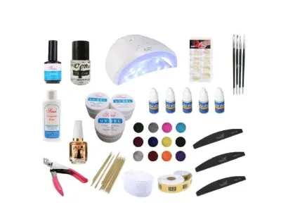 Kit unghii cu gel si tipsuri - BAZA