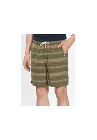 Pantaloni scurti barbati - 301883982 - Bumbac - Verde - Verde