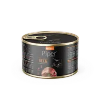 Hrana umeda pentru pisici PIPER CAT, rata, conserva 185g