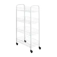 Raft mobil din metal alb 41x84 cm Pisa - Metaltex