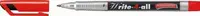 Liner permanent Stabilo - Write-4-All, 0.7 mm, roșu