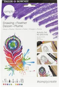 Set de pictură Daler-Rowney Simply - Feather