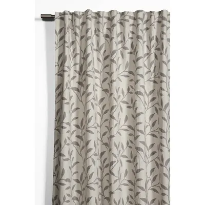 Draperie gri-bej din amestec de in 140x245 cm List – Sehlbach