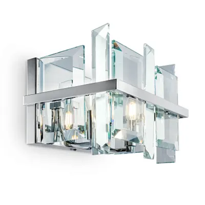 Corp de iluminat pentru perete Cerezo - H(min) 240mm, H(max) 240mm, W 223mm, L 317mm , 2 X E14 (40W), Metal, IP20, 5.6kg