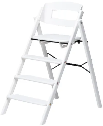 Scaun de masă din lemn pentru copii Kaos - Klapp, White
