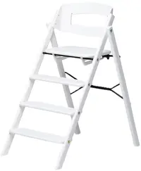 Scaun de masă din lemn pentru copii Kaos - Klapp, White