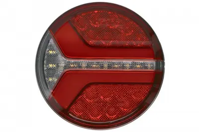 Stop spate stanga dreapta ECOrotund (LED, 12 24V, cu lumina de ceata, lumina de marsarier, fara proiector, surub, conector: 2PIN AMP 7PIN SUPERSEAL)