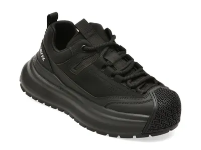 Pantofi sport GRYXX negri, T613, din piele ecologica