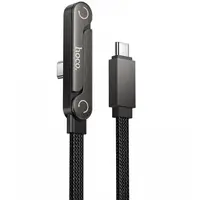 Cablu Date si Incarcare USB-C - USB-C HOCO U150 Exquisite, 60W, 1.2m, Negru