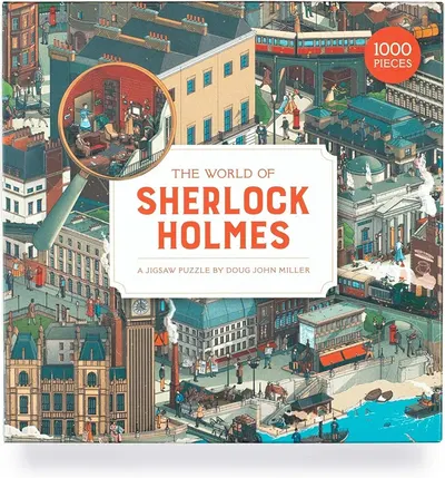 Puzzle Laurence King din 1000 piese - Lumea lui Sherlock Holmes