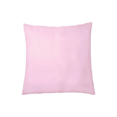 Perna Somnart Belina din microfibra, lavabila la masina, roz 60 x 60 cm