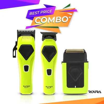 Set ROVRA - SUPER CUT - Masina de tuns + Masina de contur + Masina de ras