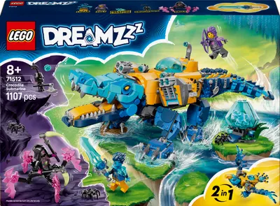 Constructor LEGO DREAMZzz - Submarinul Crocodil (71512)