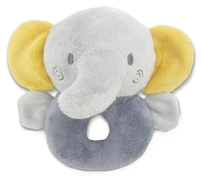 Zornăitoare moale Lorelli - Elefant, gri