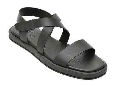 Sandale FLAVIA PASSINI negre, 202685, din piele naturala