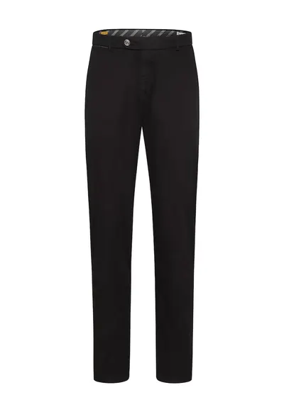 Pantaloni Lungi barbati - 301890270 - Bumbac - Negru - Negru