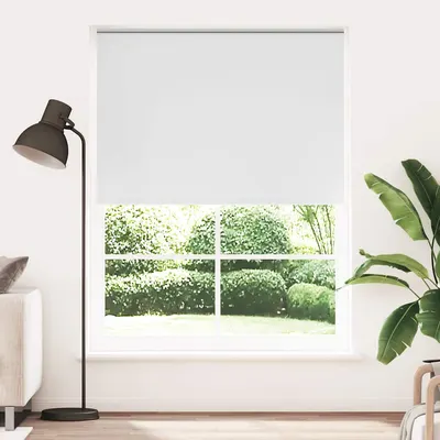 vidaXL Jaluzea opacă 144,4x230 cm, lățime material 140 cm, alb