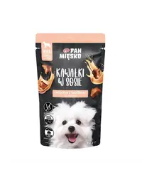 PAN MIĘSKO hrană umedă câini 150 g bucățele vițel și iepure în sos