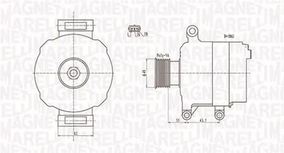 Alternator (14V, 105A) MINI (R50, R53), (R52) 1.6 intre 2002-2007