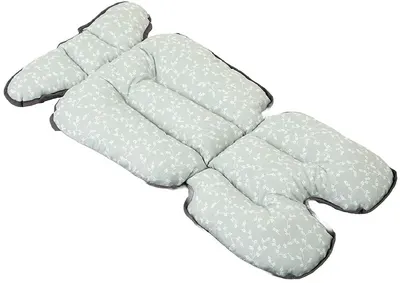 Covoraș pentru cărucior și scaun înalt BabyJem - Flower, Green