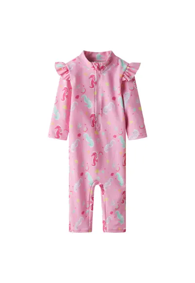 Costum de baie pentru copii - -13226591 - poliamida/elastan - roz