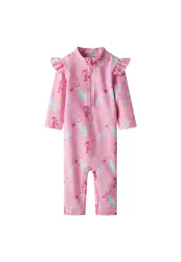 Costum de baie pentru copii - -13226591 - poliamida/elastan - roz