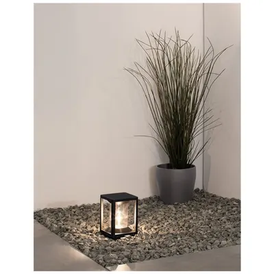 Pitic LOEVE Anthracit Aluminiu turnat Aluminiu & Clear Acrylic LED E27 1x12 Wat 220-240 Volt IP65 Fara bec