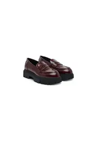 Pantofi pentru fete - 305519368 - piele ecologica - visiniu