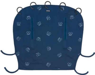 Copertină pentru cărucior cu UPF50 + protecţie Dooky - Blue Cherry