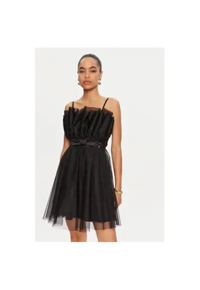 Rochie dama - 304898280 - Poliester - Negru - Negru