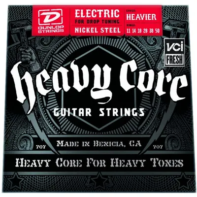 Corzi pentru chitară electrică Dunlop - Heavy Core, DHCN1150, 11-50