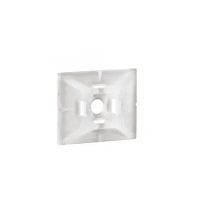 Base - pentru Colring cable ties max. adancime 4.6 mm - self-adhesive - colourless