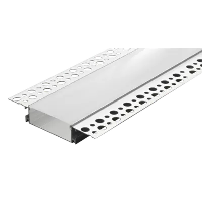 Profil aluminiu banda LED pentru rigips, 46mm, 3m - Comenzi sub 25 buc/bax: ridicare din depozit