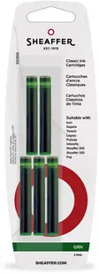 Cartușe pentru stilouri Sheaffer - Verde, 5 bucăți