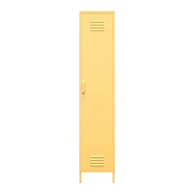 Dulap galben din metal cu încuietoare 38x185x40 cm Cache – Novogratz