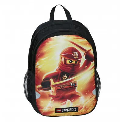 Rucsac extins LEGO V-Line, 42x30x15 cm, rosu NinjaGo Kai