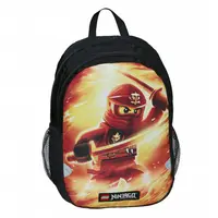 Rucsac extins LEGO V-Line, 42x30x15 cm, rosu NinjaGo Kai