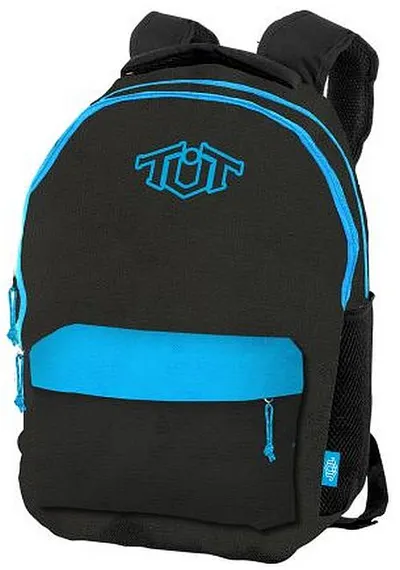Ghiozdan școlar școlar IMC Toys - Toneuptone,neon, negru cu albastru