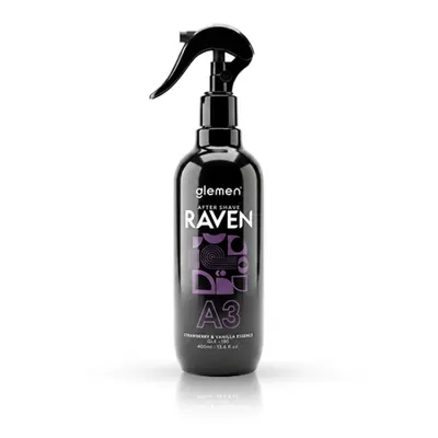 After shave colonie Glemen - RAVEN - strawberry & vanilla - 400ml